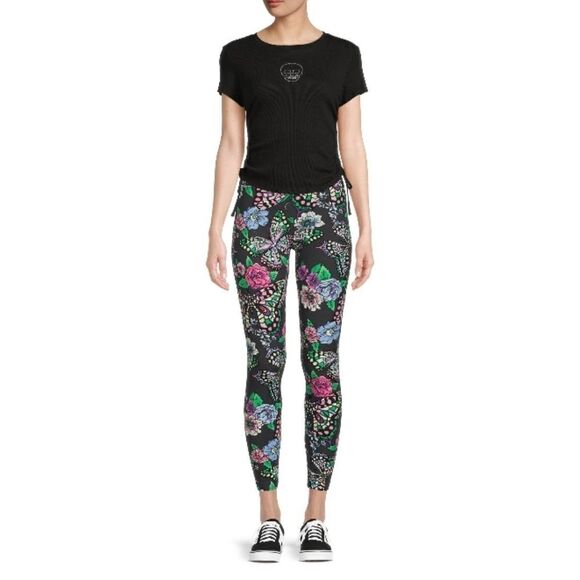 Women’s Junior’s Soft Printed Sueded Ankle Leggings Pants Size 2-Pack L 11/13 - Picture 6 of 11
